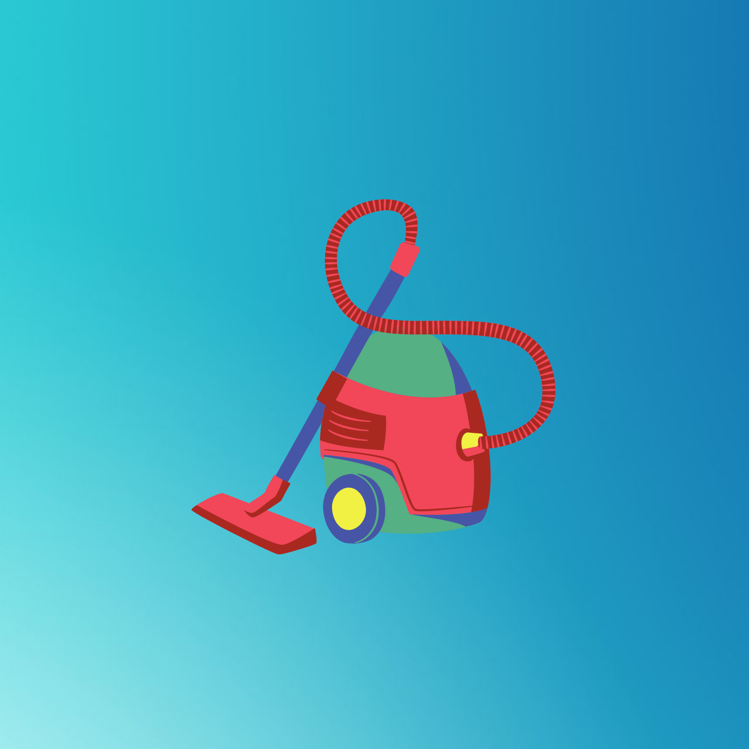 Move-in and move-out cleaning illustration